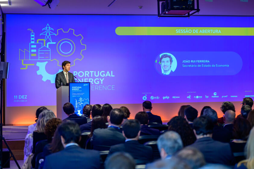João Rui Ferreira, secretário de Estado da Economia, na Portugal Energy Conference, em Lisboa.