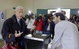 Marcelo Rebelo de Sousa votou antecipadamente na Cidade Universitária, em Lisboa