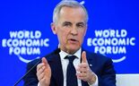 Mark Carney, primeiro-ministro canadiano, discursa no Fórum Económico Mundial de Davos