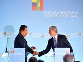 Chávez e Sócrates em encontro Portugal-Venezuela