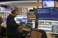 Traders, mercados, bolsas
