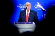 Donald Trump discursa em Davos