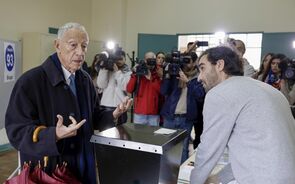 Marcelo Rebelo de Sousa votou antecipadamente na Cidade Universitária, em Lisboa