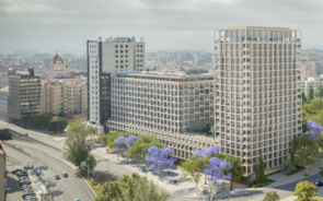 Novo empreendimento A-Living, no Areeiro, em Lisboa, terá duas torres com 245 apartamentos, comércio e serviços.