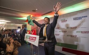 André Ventura arrecadou 23,5% dos votos na primeira volta das presidenciais. 