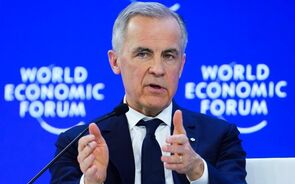 Mark Carney, primeiro-ministro canadiano, discursa no Fórum Económico Mundial de Davos