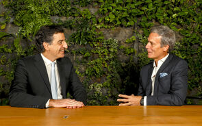 António Lagartixo (à direita) e Francisco Espregueira Mendes (à esquerda).