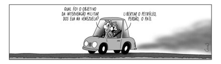 Intervenção militar dos EUA na Venezuela para libertar o petróleo, perdão, o país