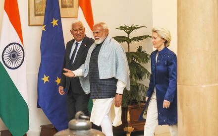 Acordo UE-Índia foi alcançado no final de janeiro e deverá entrar em vigor em 2027.