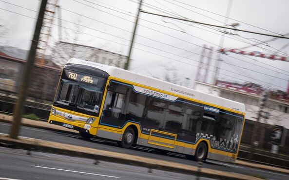 A Carris apresentou nesta segunda-feira 15 novos autocarros elétricos