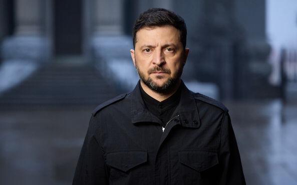 Volodymyr Zelensky, presidente da Ucrânia. 