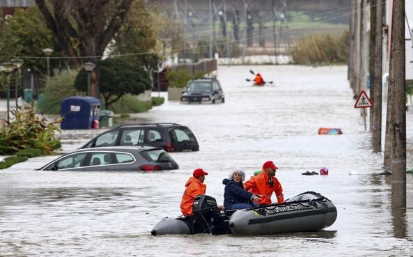 Efeitos da depressão Kristin em Alcácer do Sal