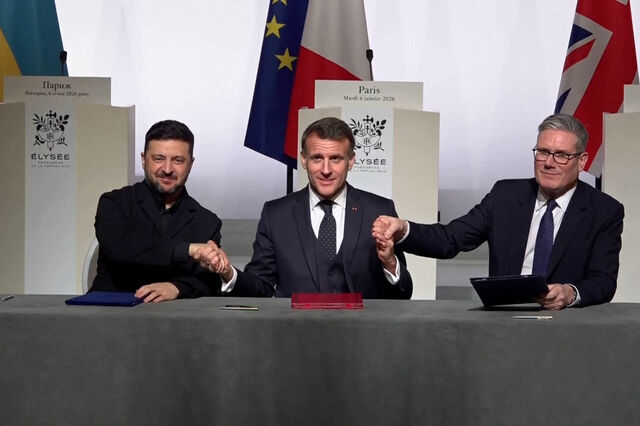 Líderes assinam em Paris projeto sobre garantias de segurança para a Ucrânia