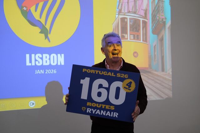 Ryanair acrescenta quatro rotas em Portugal. Lisboa fica de fora por 'esgotamento artificial'