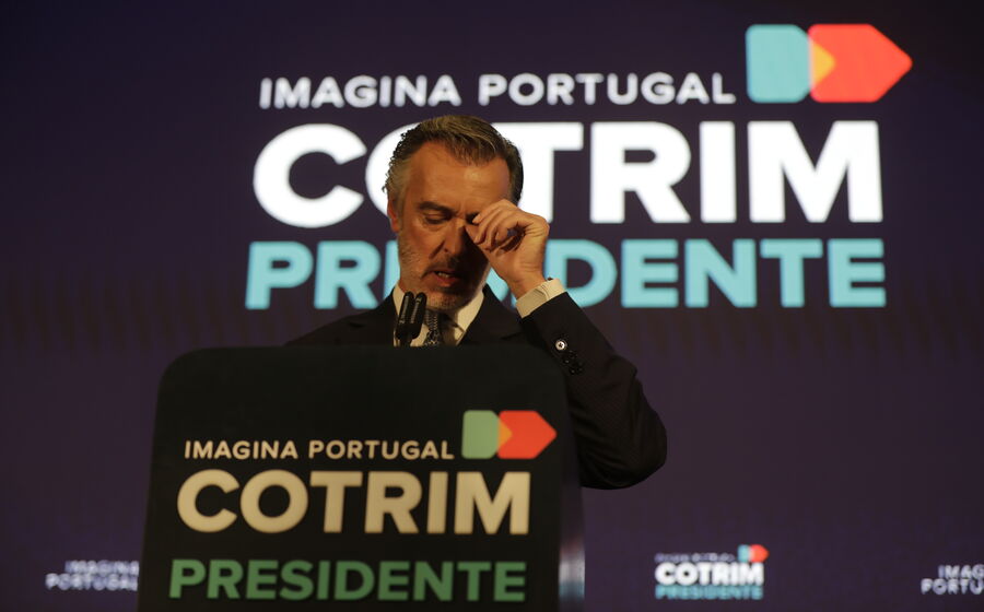 Cotrim ficou em terceiro lugar na corrida à presidência de Portugal.