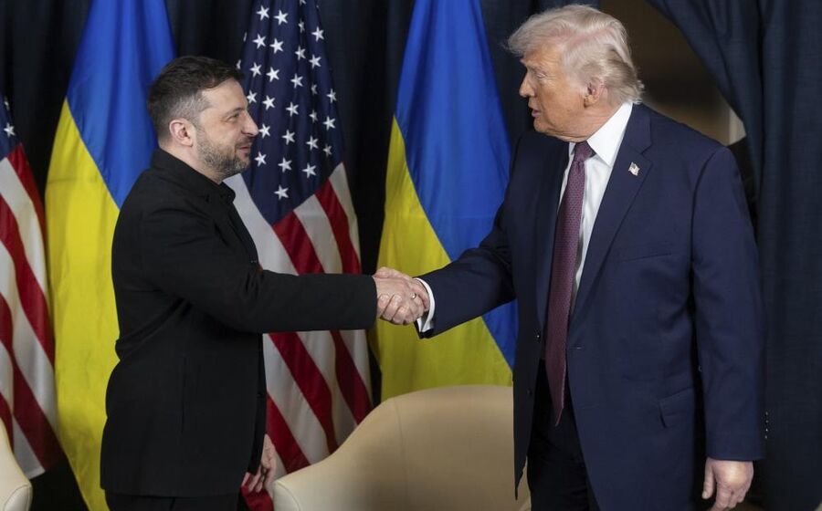 Zelensky e Trump reuniram em Davos