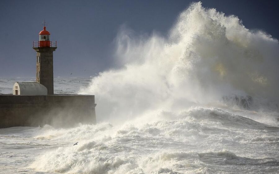 Depressão Ingrid em Cabedelo do Douro, no Porto