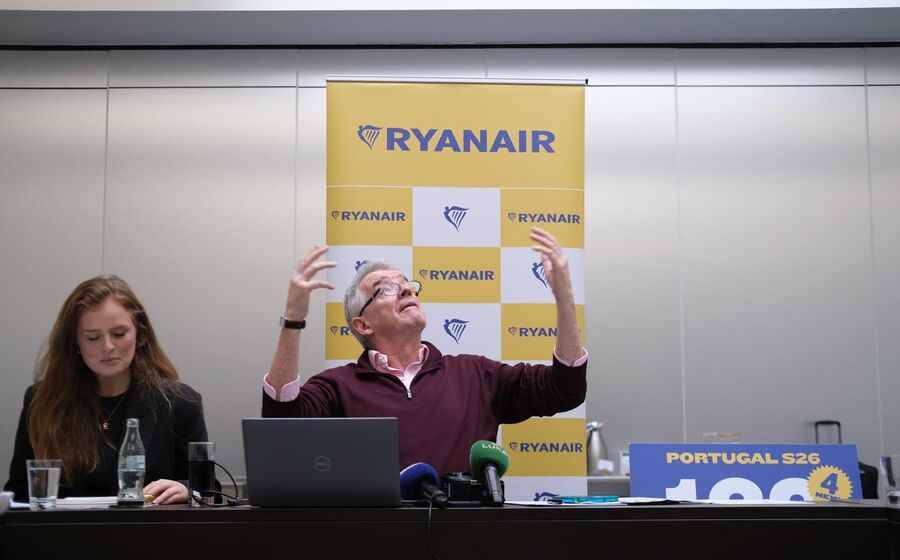 Michael O'Leary continua um crítico do posicionamento do Executivo em relação à companhia portuguesa.