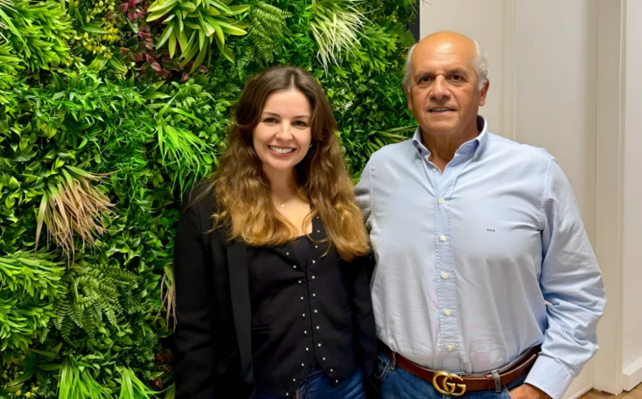 Catarina Kemper, fundadora e CEO da Chrono Health, e Diogo Moreira-Rato, membro do 'board' da 3xP, que liderou a primeira ronda de investimento da startup. 