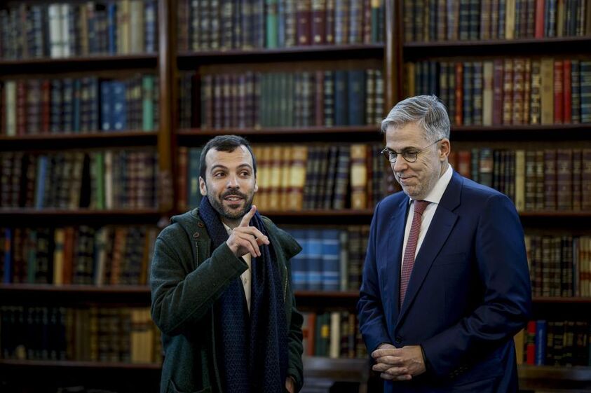 Jorge Pinto é recebido pelo bastonário da Ordem dos Advogados, João Massano 