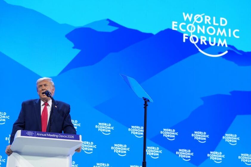 Trump discursa no Fórum Económico Mundial em Davos, na Suíça