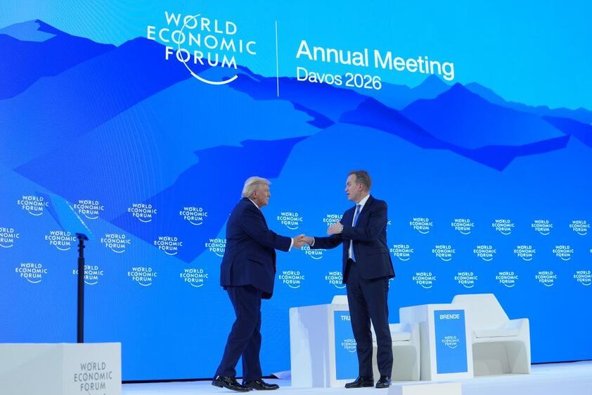 Trump discursa no Fórum Económico Mundial em Davos 2026