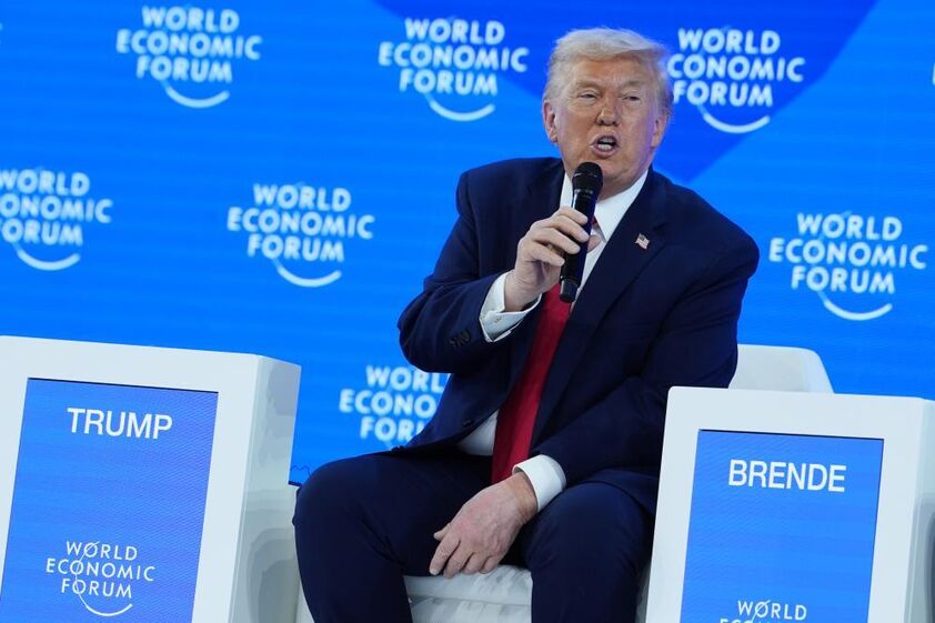 Trump discursa no Fórum Económico Mundial e fala sobre Gronelândia e Ucrânia