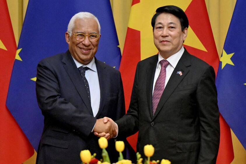António Costa, presidente do Conselho Europeu, e o Presidente do Vietname, Luong Cuong, chegaram a acordo esta quinta-feira.