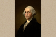 Retrato de George Washington, figura histórica dos EUA