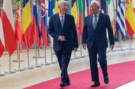  Marcelo e António Costa encontraram-se esta sexta-feira em Bruxelas