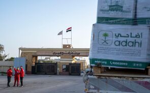 Fronteira entre a Faixa de Gaza e o Egito, em Rafah