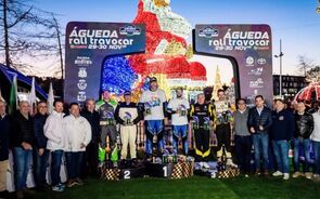 Pilotos celebram pódio no Rali de Águeda, evento que gera impacto económico considerável