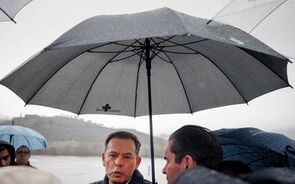 Luís Montenegro em visita ao Peso da Régua