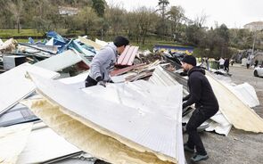 Efeitos do mau tempo em Leiria