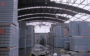 Fábrica da BA Glass danificada pelo mau tempo