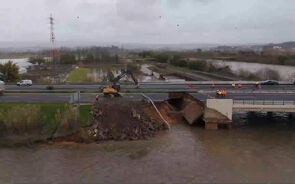 Trabalhos de reconstrução na A1 junto a Coimbra
