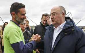 Ministro da Agricultura visitou explorações afetadas pelo mau tempo em Santarém.