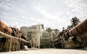 Foto de arquivo da Secil em Setúbal