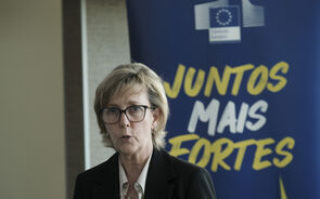 Maria Luís Albuquerque percorreu Lisboa para encontrar aliados à sua União de Poupanças e Investimentos.