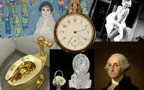 O que têm em comum um Klimt, um relógio, um vestido e uma sanita?