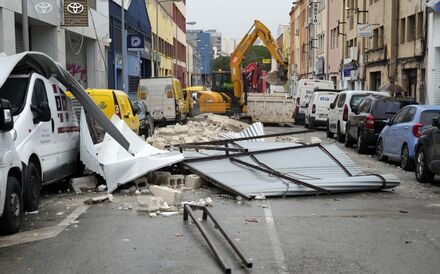 Efeitos do mau tempo em Espanha