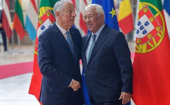  Marcelo e António Costa encontraram-se esta sexta-feira em Bruxelas