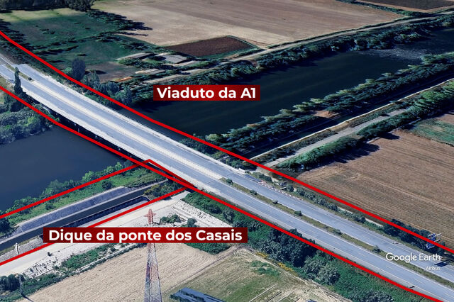 Veja como é e onde fica o dique do Mondego que acabou por colapsar