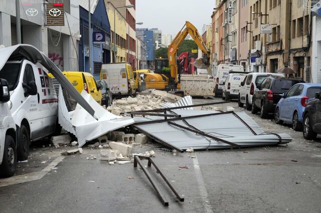 Mau tempo também deixa marcas de destruição em Espanha. Há um morto e 86 feridos na Catalunha