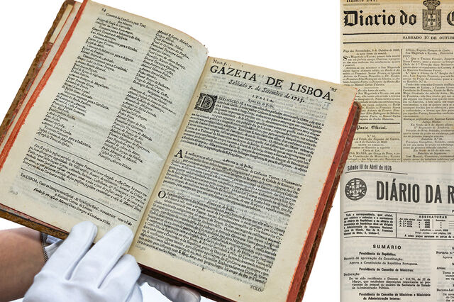 O Diário da República está a comemorar meio século 
