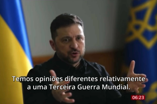 Zelensky acusa Putin de ter iniciado Terceira Guerra Mundial e recusa entregar Donetsk