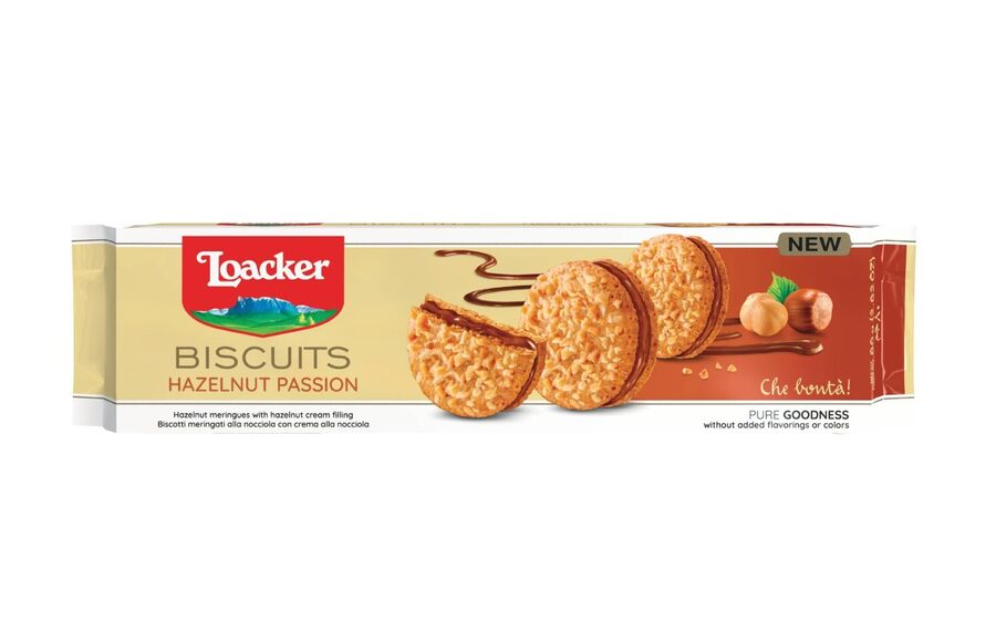 Loacker apresenta novos biscoitos de avelã, sem corantes nem aromatizantes