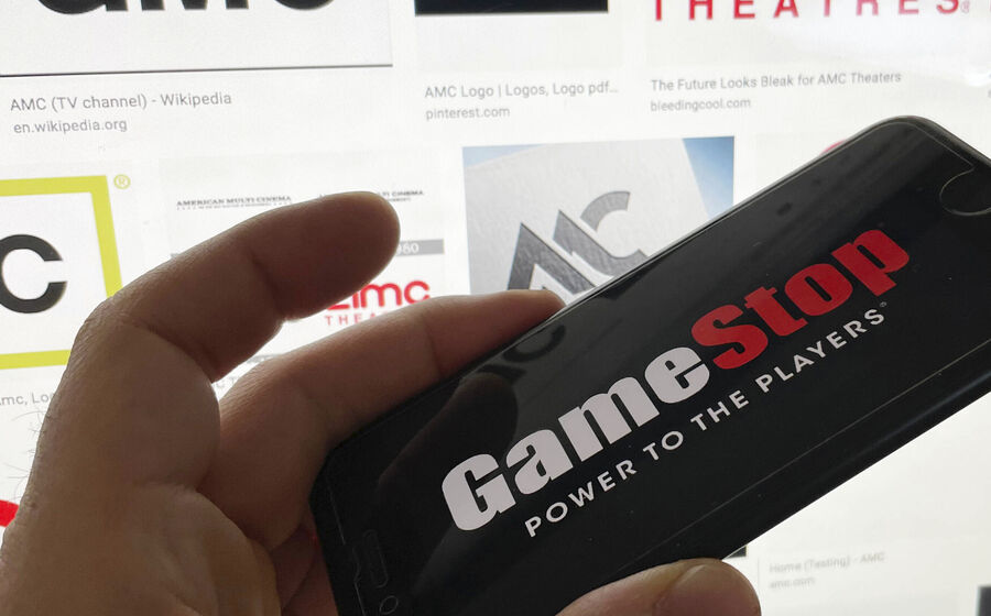 GameStop e AMC foram as cabeças de cartaz da febre das 'meme stocks'.