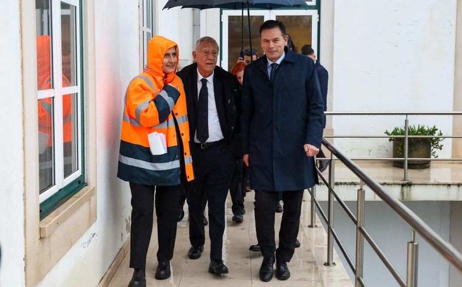 Luís Montenegro visitou esta quarta-feira a região de Coimbra