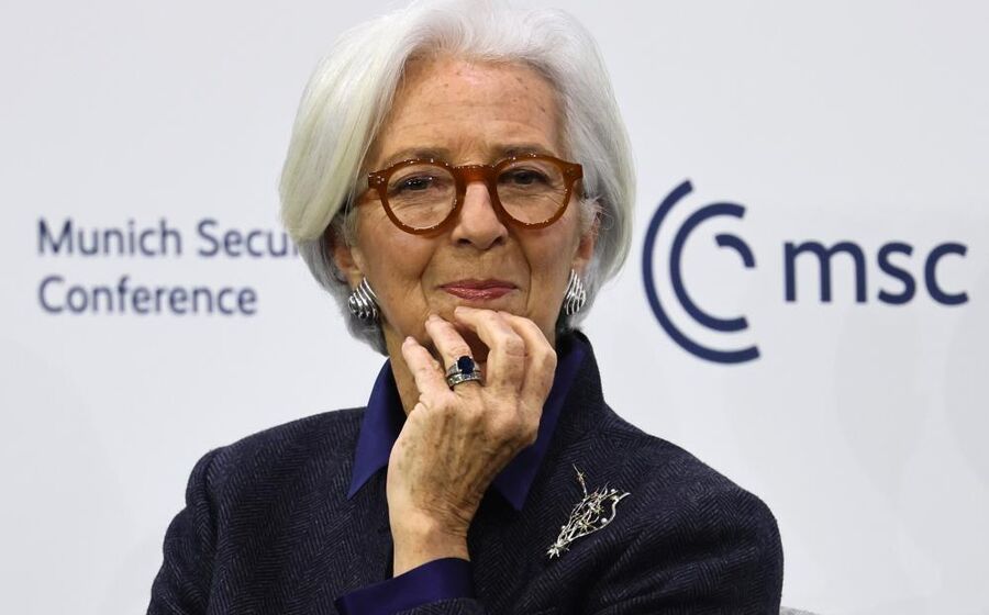 Christine Lagarde é a presidente do Banco Central Europeu.